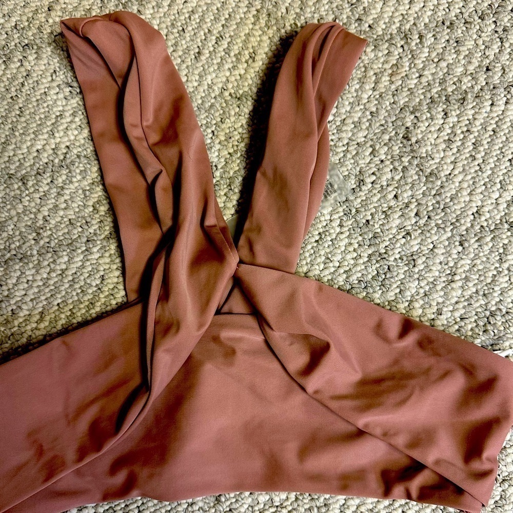 Tobi Swim top chocolate brown